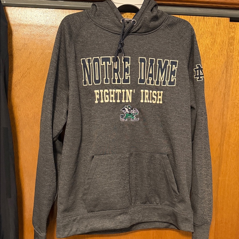 Stadium Athletics Gray Notre Dame Performance Jacket